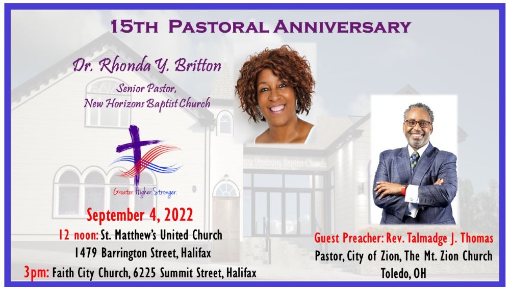 Pastor Britton’s 15th Anniversary